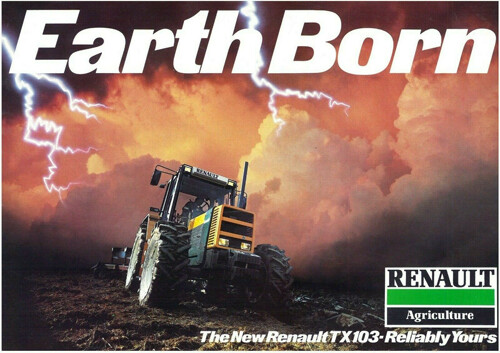 Renault 103 tractor - renault,