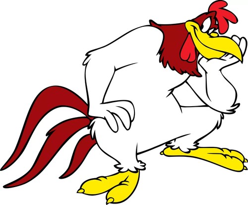 Foghorn leghorn sticker looney - foghorn,