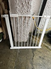 Cuggi Stair Gates White 70cm Width  76cm  Height Used