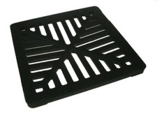 Square 9" (230mm) Cast Iron Heavy Duty Gully Grid Drain Cover Grate Metal
