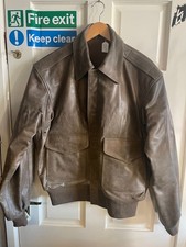 WW2 US leather coat brown
