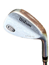 WILSON SPIN GRIND ST56/13 56° WEDGE REG FLEX STEEL SHAFT 36" GOLF CLUB