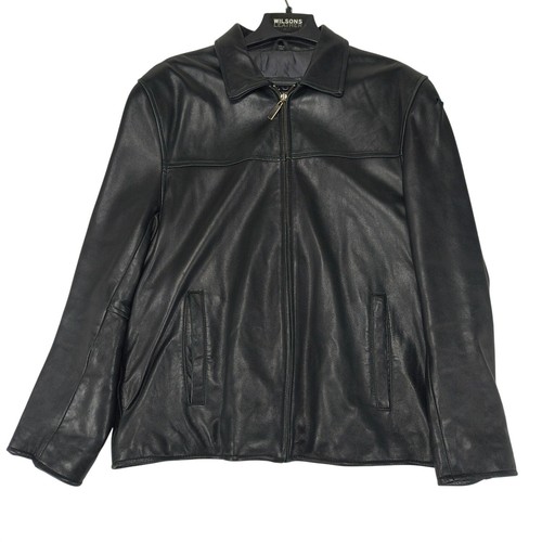 Izod leather jacket mens - izod,