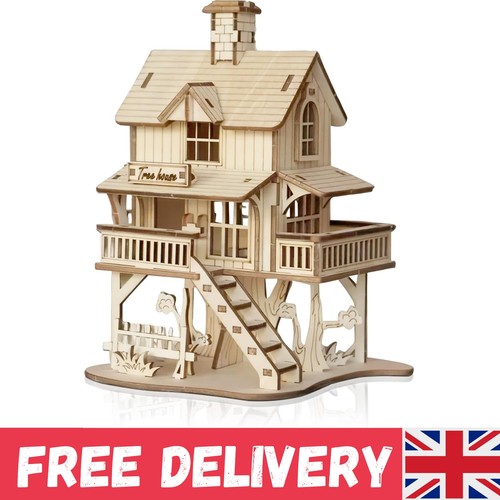 Wooden puzzle tiny tree - wooden,