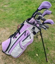 LADIES Dunlop DDH Plus Set - Driver/5 Wood/4 Hybrid/Irons 5-SW/Putter/Stand Bag
