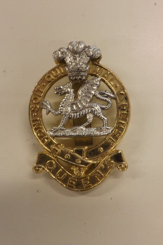 Military badge the queen - badge,