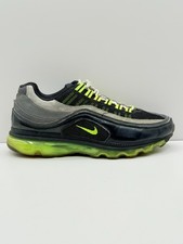 Size 8 Nike Air Max 24-7 Womens Attack Pack Sneaker Shoes Black Neon 397292-031