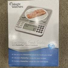 Weight Watchers Electronic Food Scale with Points Plus Values Database 500 Foods
