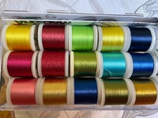 Madeira 17x 200m Metallic Embroidery Thread Box Set Pack Gift