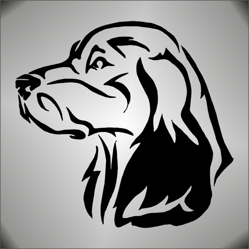 Sticker dog - sticker, cocker