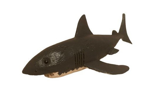 Great white shark wood - great, shark.