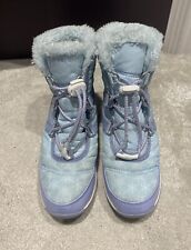 Sorel X Disney Whitney Short Frozen 2 Snow Boots, Elsa Edition, UK Size 1