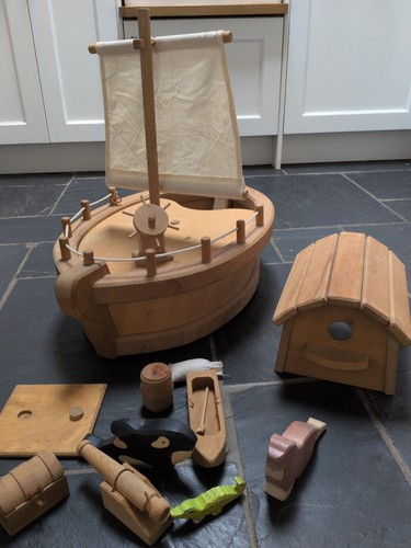 Kinderkram toy wooden pirate - wooden,