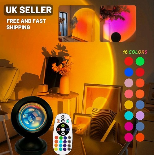 Sunset lamp projection - sunset,