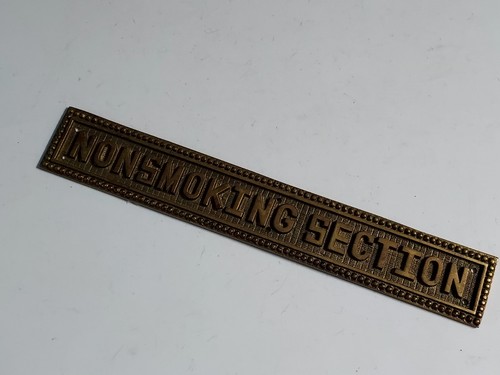 Vintage smoking section - no,