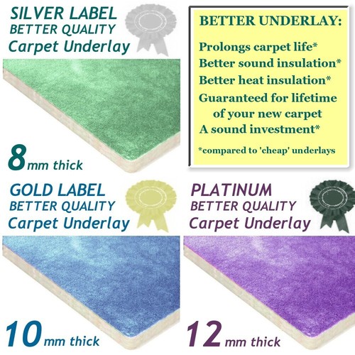Carpet underlay better quality - better,