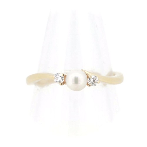 Mikimoto pearl diamond - diamond, ring