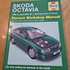 Haynes Owners Workshop Manual Skoda Octavia 1998 To April 2004 Petrol & Diesel