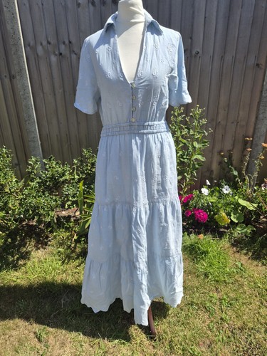 Zara light blue embroidered - light,