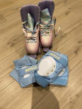 Impala Roller Skates – Pastel Gradient – UK 8 / EU 41 – With Knee Pads & Gloves 