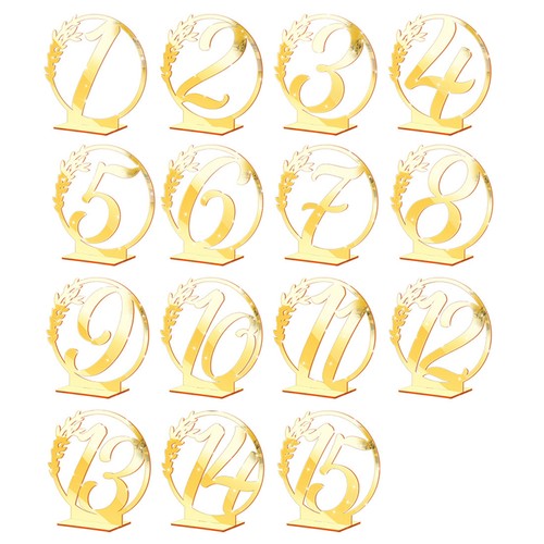 Wedding table numbers 15 - wedding, numbers,