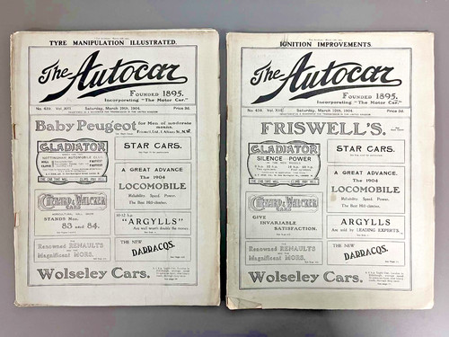 The autocar 1899 paris - 2x,