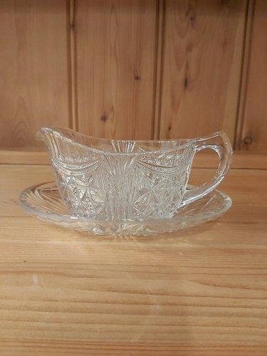1920s depression glass - glass, gravy