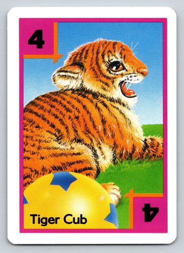 Swap card pink - card, tiger