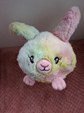 Squishable Rainbow Bunny Rabbit Soft Plush Toy Official 8"