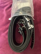 Chastity Belt device female faux leather locking belts with extras, goth bondage