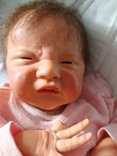 Laura Lee Eagles Reborn Baby Doll Gracie Mae - Peeky Eyes COA pls read