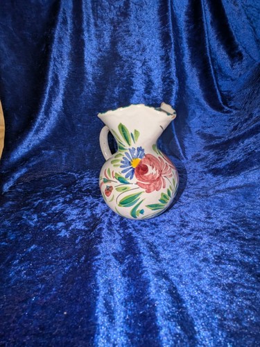 Spanish pottery floral milk - pottery,