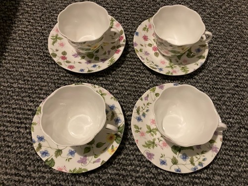 Vintage queens pattern cups - vintage,