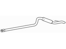 Rear Exhaust Silencer Back Box for Ford Transit Dual Fuel E5FC 2.3 (2002-2006)