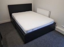 Black Ikea Malm 4-Drawer