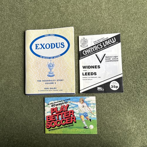Leeds sports memorabilia 1985 - leeds,