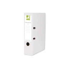 Q-Connect 70mm Lever Arch File Polypropylene A4 White (10 Pack) KF20024