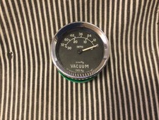 Vintage Smiths..2”.anti-clockwise Vacuum Gauge …1950s.used/ Good….Rare !