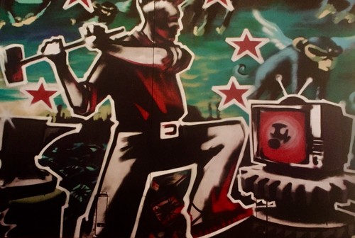 Banksy turbo zone - , truck