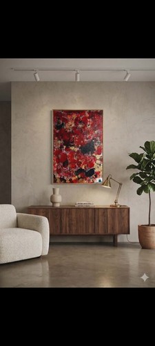 Original painting abstract - bk,