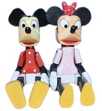 Vintage Disney Wooden Mickey &