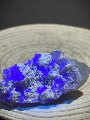 Stunning natural snow fluorite - natural,