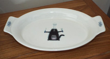 Portmeirion Handled Large Oval Vegetable Serving Dish Splat the Cat Rob Scotton