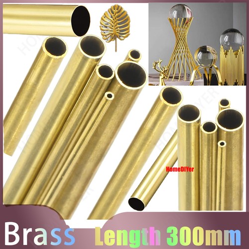 Brass tube pipe - brass, 300mm