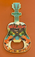 HARD ROCK CAFE MALAGA GUITAR BOTTLE OPENER MAGNET