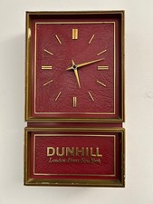 VERY RARE Vintage Dunhill advertising clock - FULLY WORKING