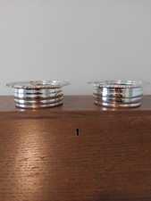 Pair of Antique Solid Silver
