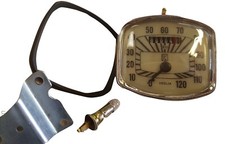 ukscooters VESPA 0-120KM OFF WHITE SPEEDOMETER GS 150 CREAM SPEEDO FREE BULB