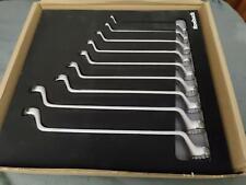 Roebuck Double Ring Spanner Metric set of 9 (6-24) plus tool control foam inlay