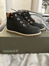 Brand New Timberland Black 6” Pokey Pine Toddler Boots Size 28 / UK 10 RRP £120
